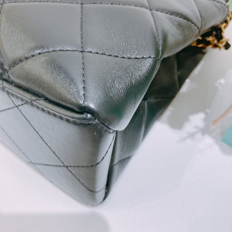 TW4787 Chanel 香奈兒 小號 珍珠手柄 單肩袋AS5413 Small Shopping Bag With Pearl Handle-6