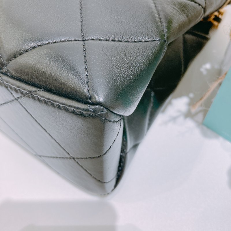 TW4787 Chanel 香奈兒 小號 珍珠手柄 單肩袋AS5413 Small Shopping Bag With Pearl Handle-8