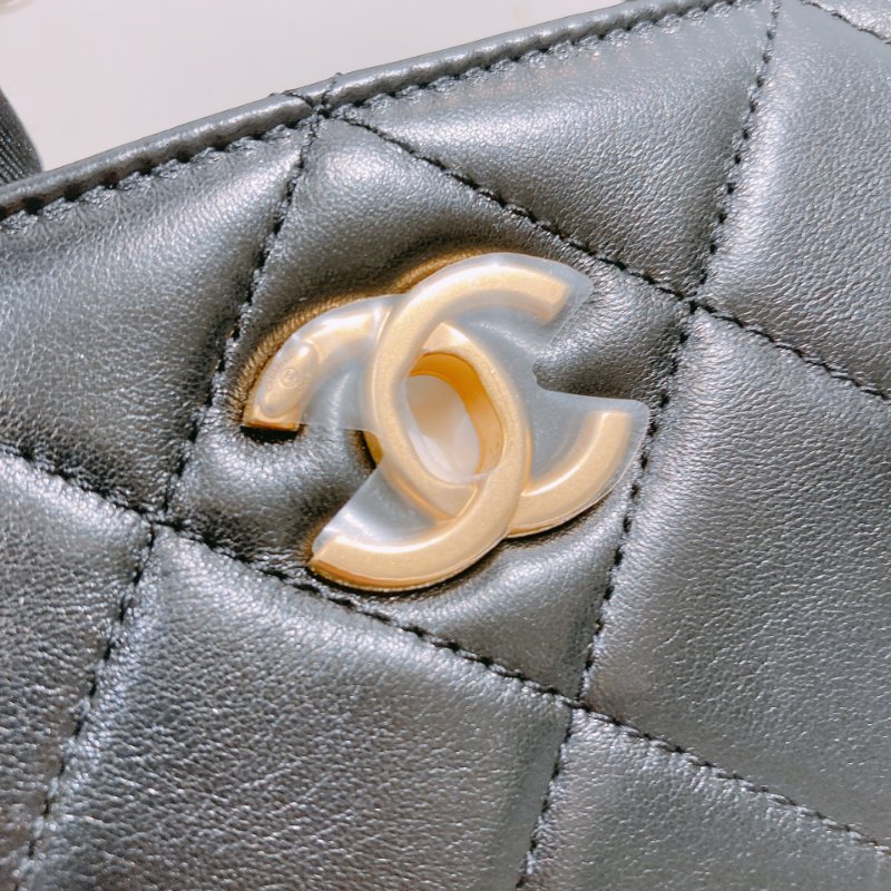 TW4787 Chanel 香奈兒 小號 珍珠手柄 單肩袋AS5413 Small Shopping Bag With Pearl Handle-10