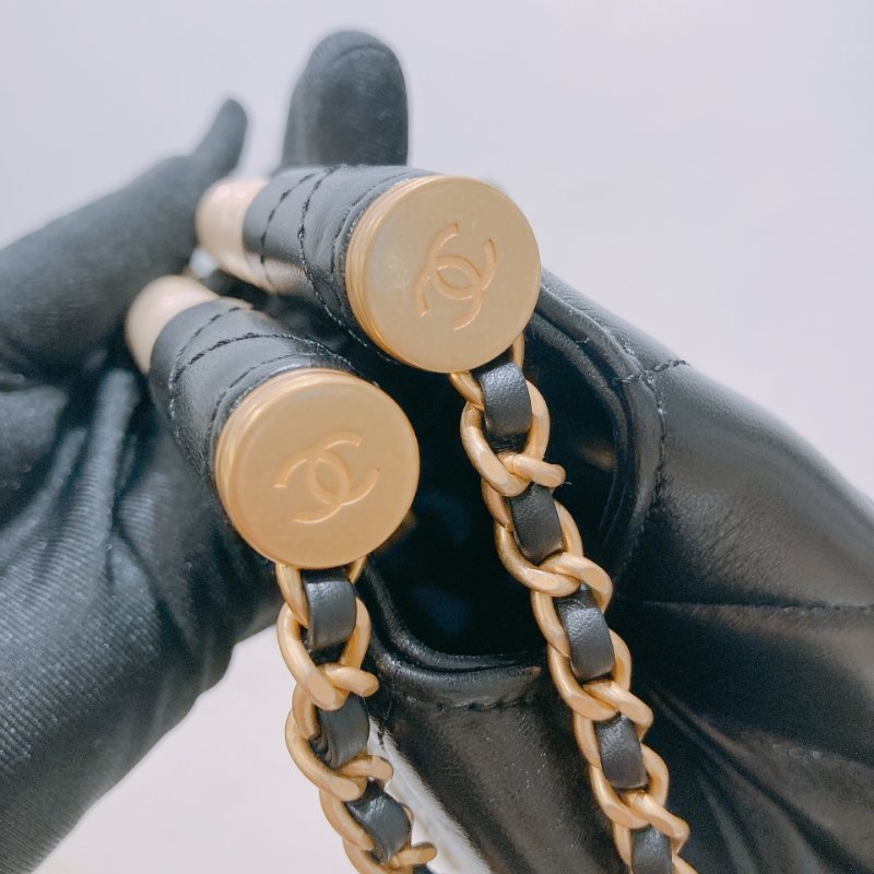 TW4787 Chanel 香奈兒 小號 珍珠手柄 單肩袋AS5413 Small Shopping Bag With Pearl Handle-13