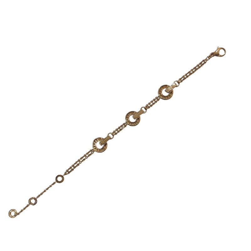 BVLGARI 寶格麗 357314 BVLGARI BVLGARI 三圈鑽石玫瑰金手環 K18PG-2