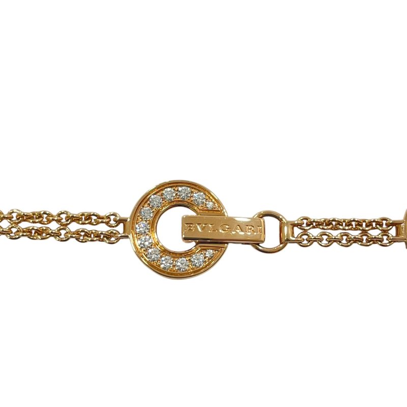 BVLGARI 寶格麗 357314 BVLGARI BVLGARI 三圈鑽石玫瑰金手環 K18PG-5
