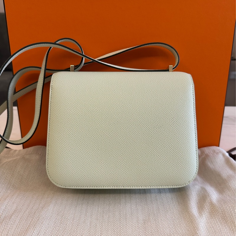 Hermes Constance 19 氣泡綠-1