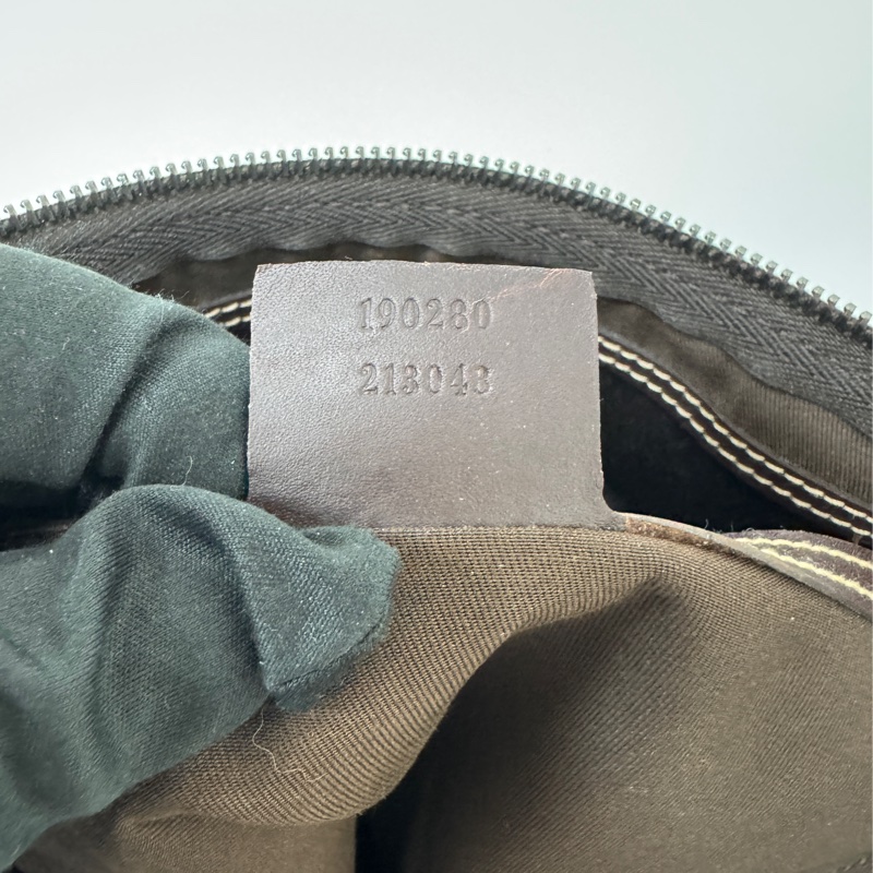 Gucci 古馳 GG supreme 帆布公事包 中古 二手 vintage 狀態良好-25