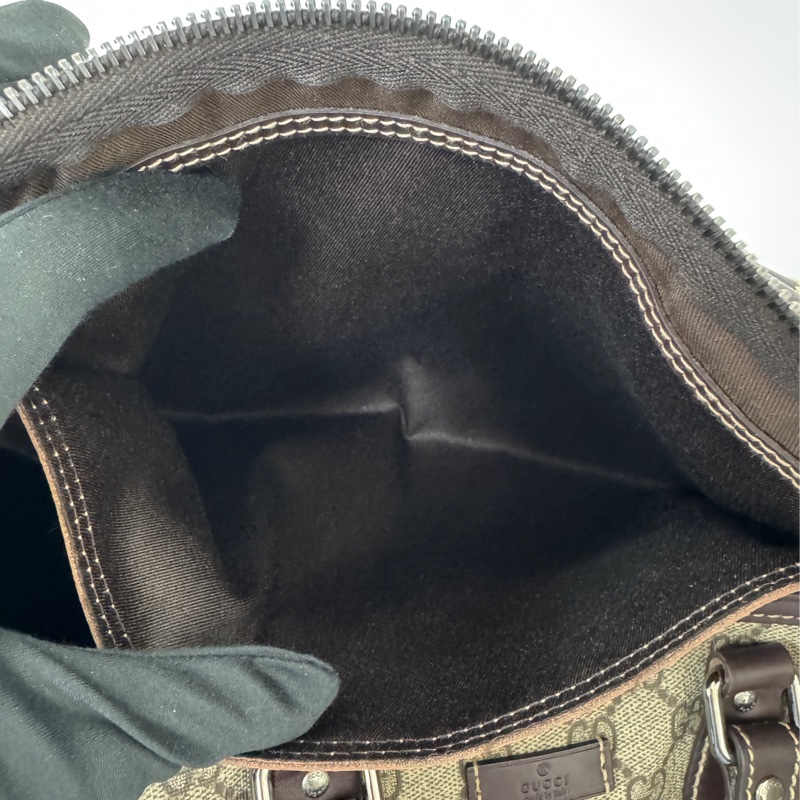 Gucci 古馳 GG supreme 帆布公事包 中古 二手 vintage 狀態良好-26