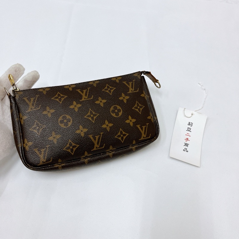 莉亞精品♡ LV 大麻將 二手美包-3