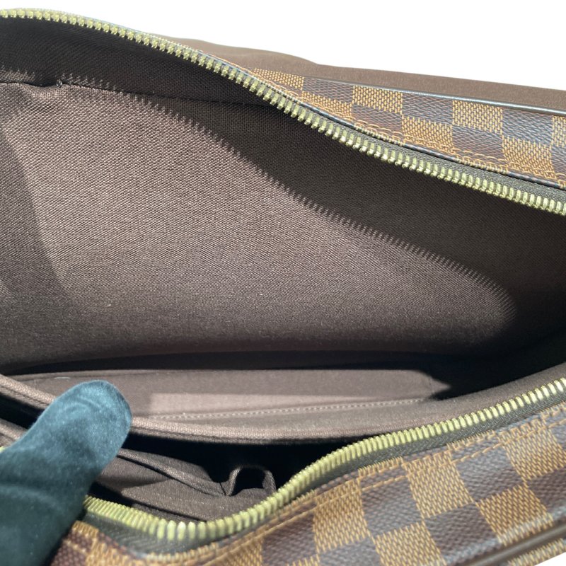 LOUIS VUITTON 路易威登 M12142 SHELTON MM 側背包 PVC帆布 棋盤格 棕色 金釦-8