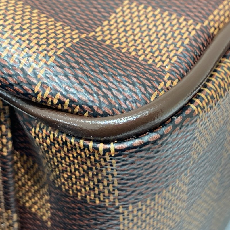 LOUIS VUITTON 路易威登 M12142 SHELTON MM 側背包 PVC帆布 棋盤格 棕色 金釦-13