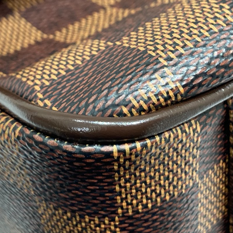 LOUIS VUITTON 路易威登 M12142 SHELTON MM 側背包 PVC帆布 棋盤格 棕色 金釦-14