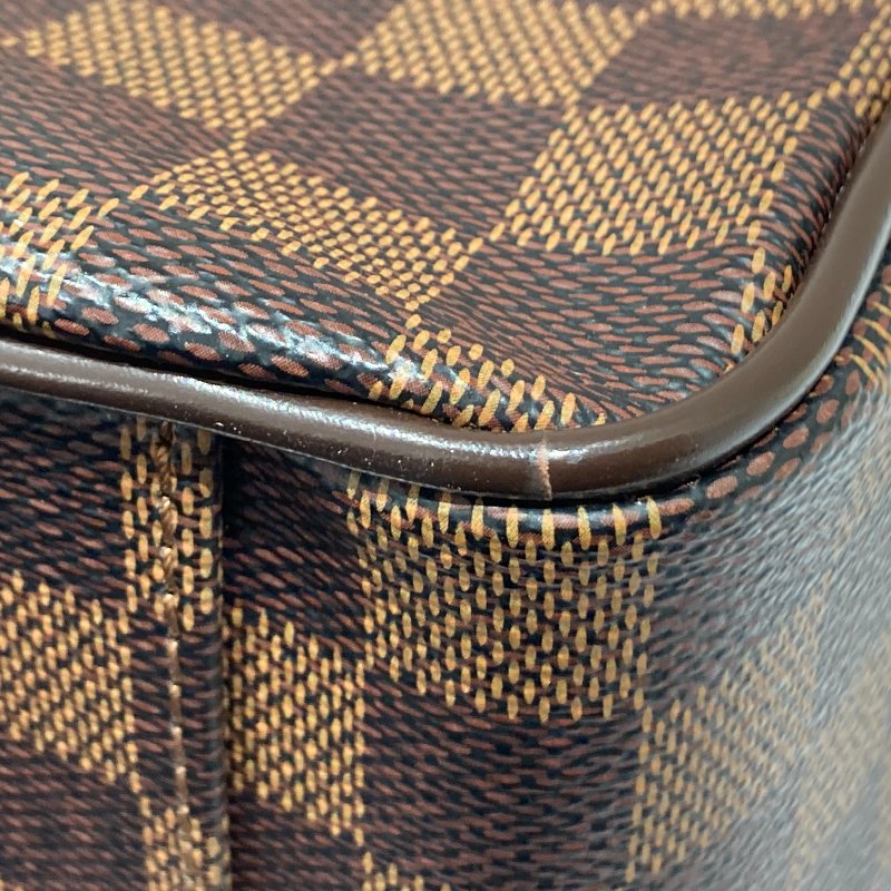 LOUIS VUITTON 路易威登 M12142 SHELTON MM 側背包 PVC帆布 棋盤格 棕色 金釦-15