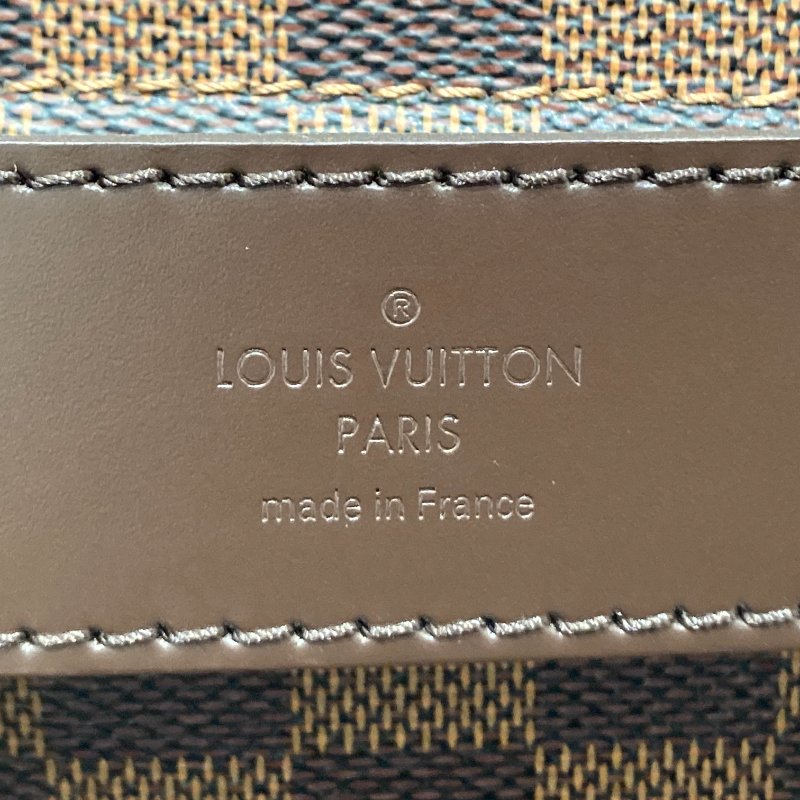 LOUIS VUITTON 路易威登 M12142 SHELTON MM 側背包 PVC帆布 棋盤格 棕色 金釦-19