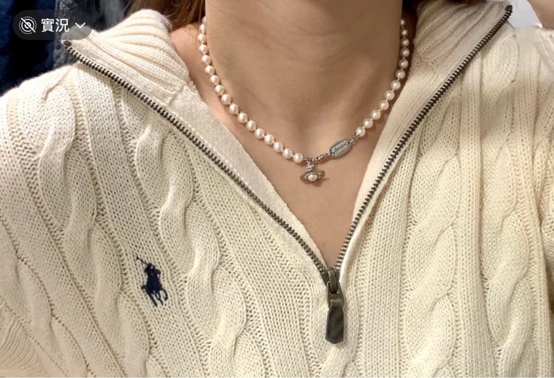 Vivienne Westwood 西太后 土星 🪐 項鏈-4