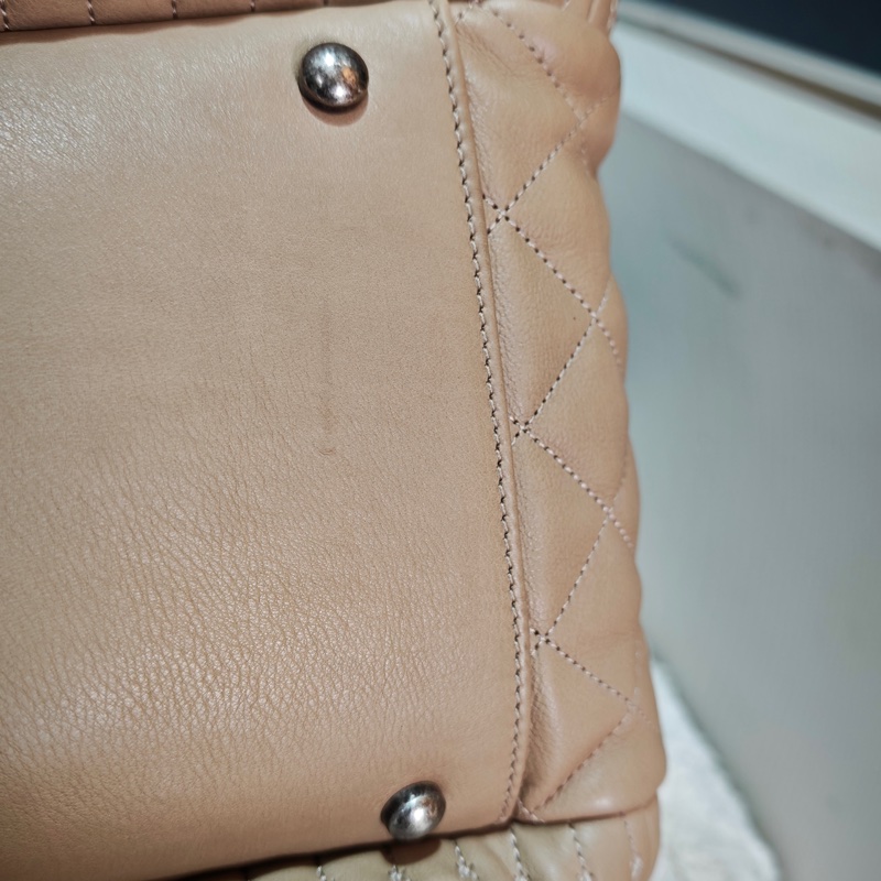 ChanelVintage 牛皮保齡球托特包-36