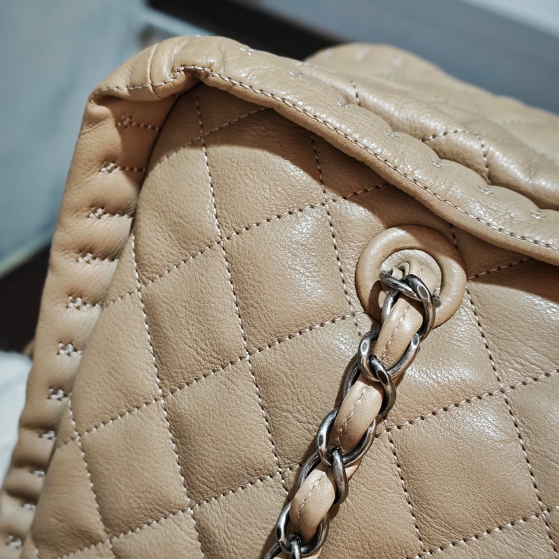 ChanelVintage 牛皮保齡球托特包-42