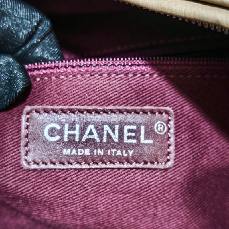 ChanelVintage 牛皮保齡球托特包-50