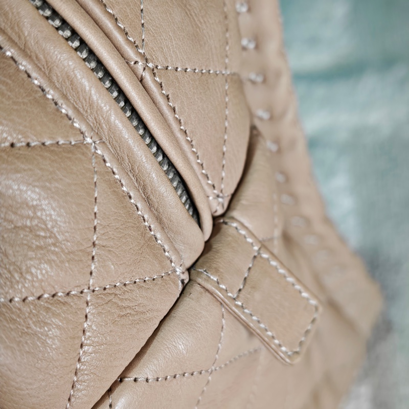 ChanelVintage 牛皮保齡球托特包-56