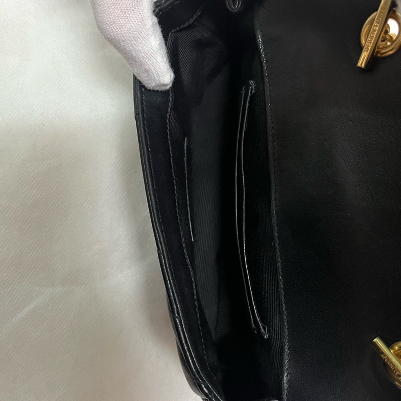 YSL 黑金流蘇包/斜背包/手機包-16