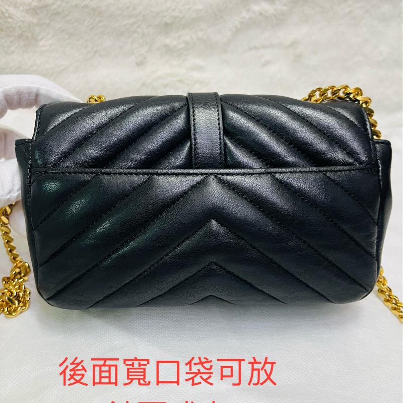 YSL 黑金流蘇包/斜背包/手機包-35