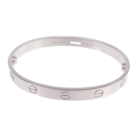 CARTIER 18K白金Love Bangle手鐲Cartier#17