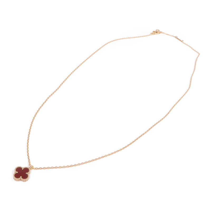 Van Cleef & Arpels 18K玫瑰金Sweet Alhambra項鍊-3