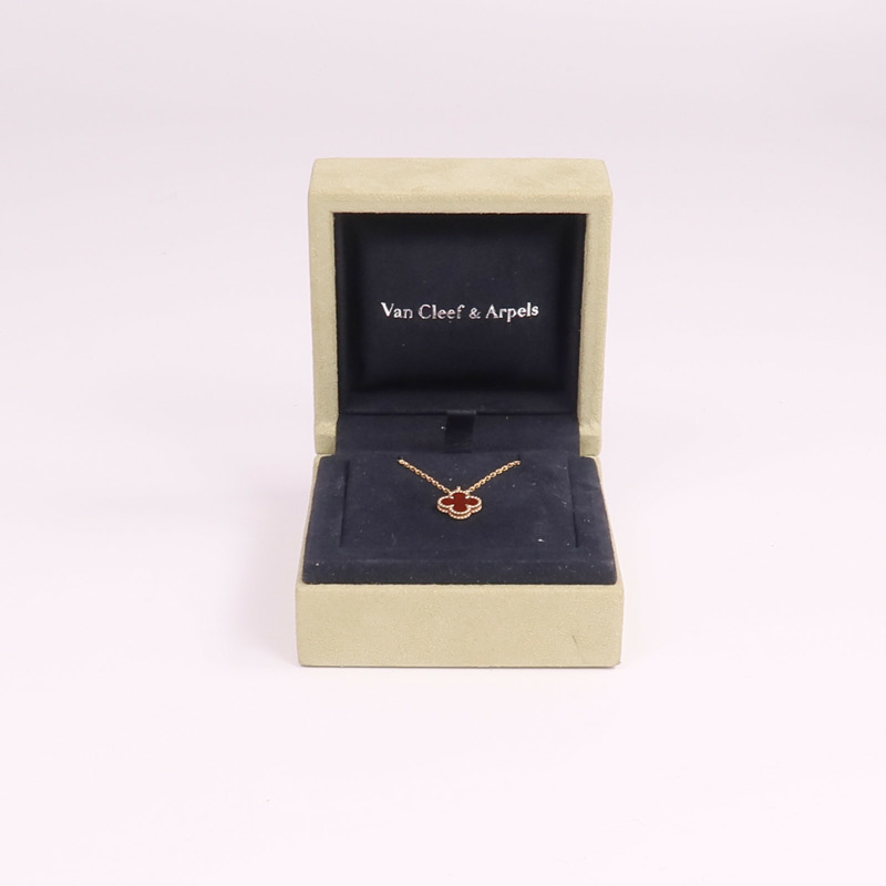 Van Cleef & Arpels 18K玫瑰金Sweet Alhambra項鍊-7