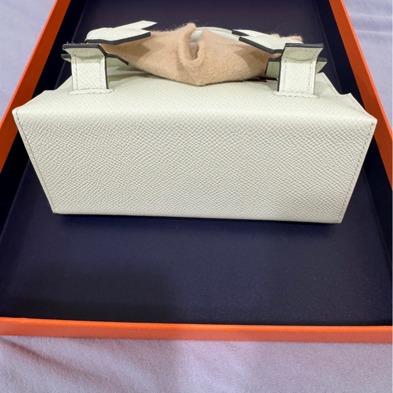 HERMES 愛馬仕 Kelly Dole馬賽克娃娃 肩背/手提包(氣泡綠/銀釦/W刻)-2