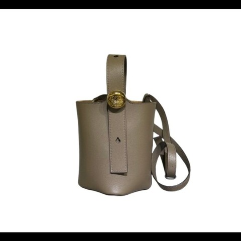 Loewe Mini Pebble 水桶包 金扣手挽肩背兩用手袋
