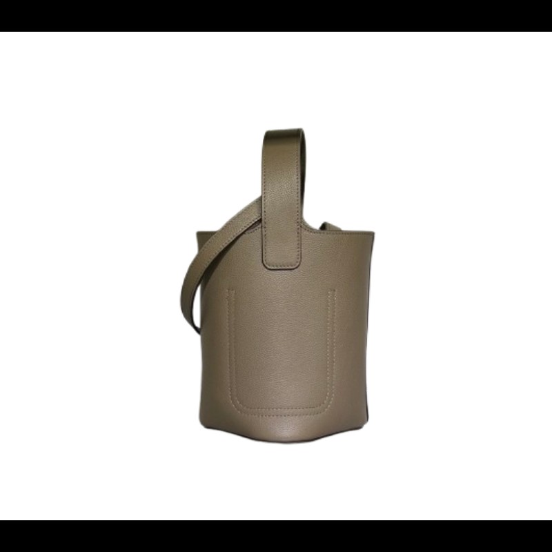 Loewe Mini Pebble 水桶包 金扣手挽肩背兩用手袋-2