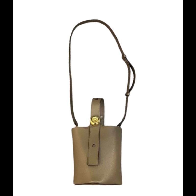 Loewe Mini Pebble 水桶包 金扣手挽肩背兩用手袋-3