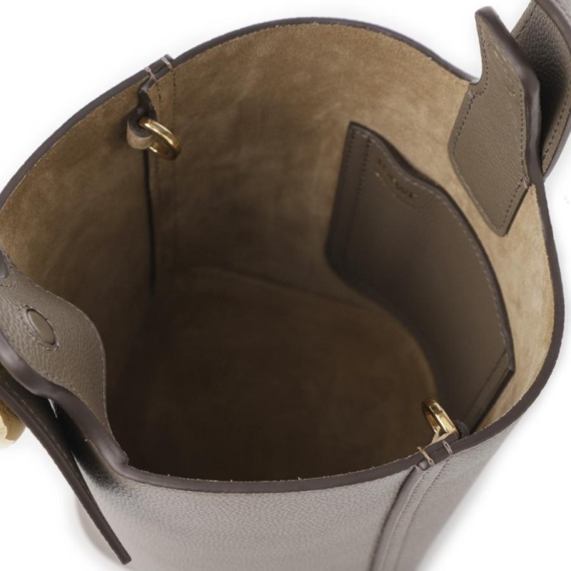 Loewe Mini Pebble 水桶包 金扣手挽肩背兩用手袋-5