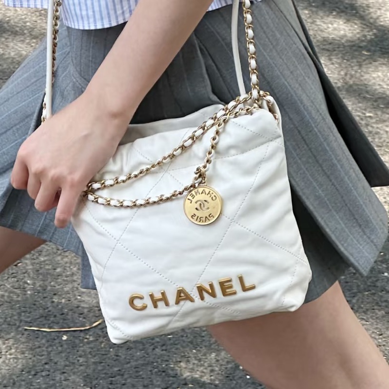 #CHANEL香奈兒22bag mini白金 芯片款 🪆-5