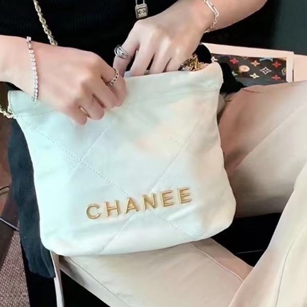 #CHANEL香奈兒22bag mini白金 芯片款 🪆-6