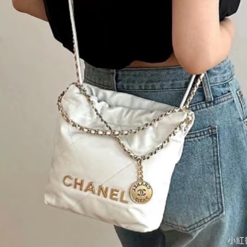 #CHANEL香奈兒22bag mini白金 芯片款 🪆-8