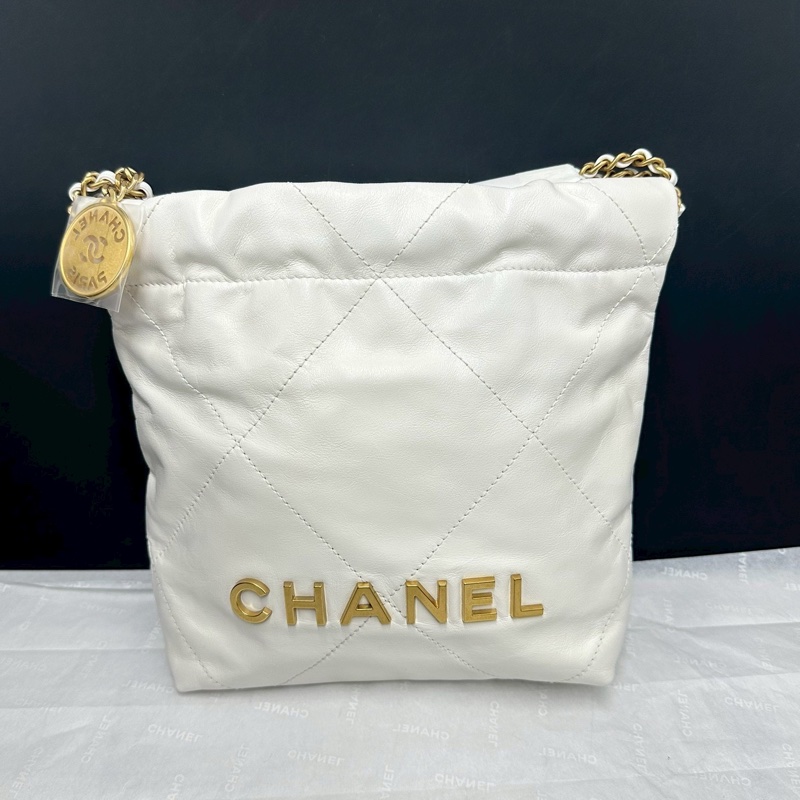 #CHANEL香奈兒22bag mini白金 芯片款 🪆-10
