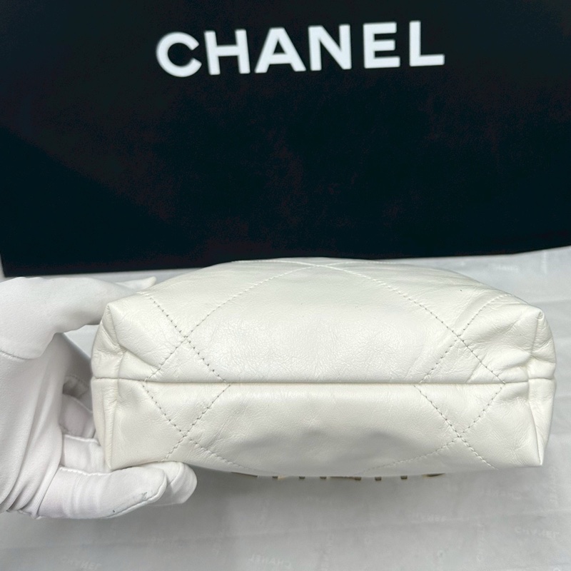 #CHANEL香奈兒22bag mini白金 芯片款 🪆-14