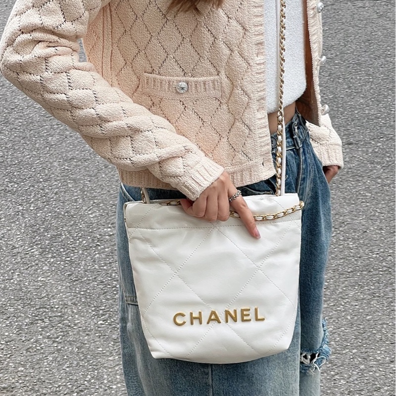 #CHANEL香奈兒22bag mini白金 芯片款 🪆-22
