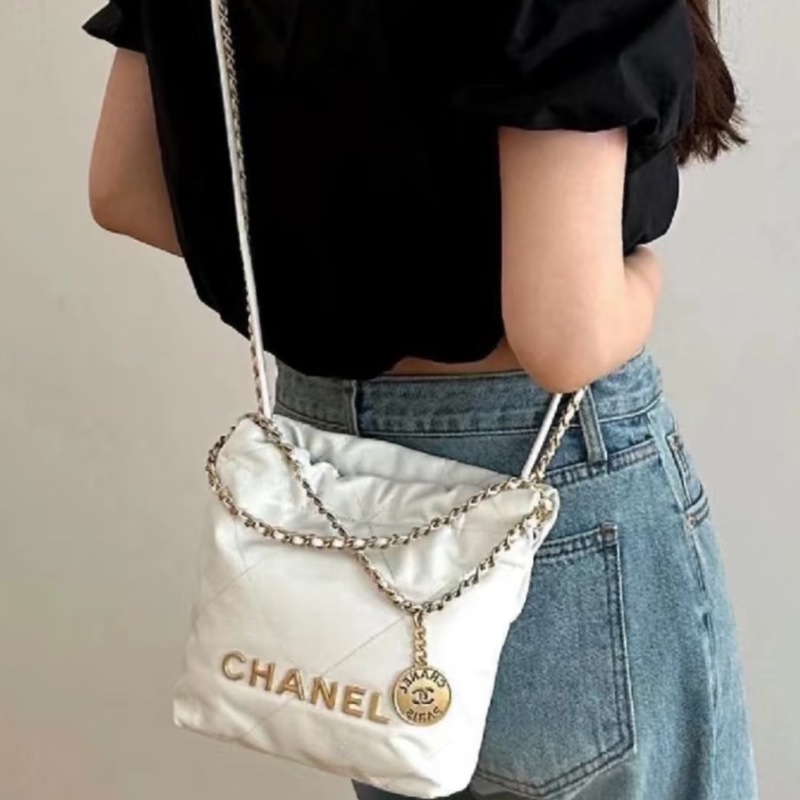 #CHANEL香奈兒22bag mini白金 芯片款 🪆-23