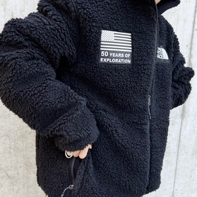 全新韓国限定THE NORTH FACE FLEECE JACKET/50周年抓絨外套/防寒/XL-6