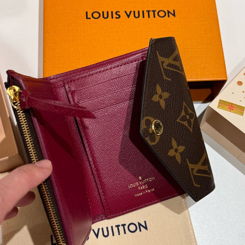 路易威登LV三折皮夾、Victorine 皮夾-1
