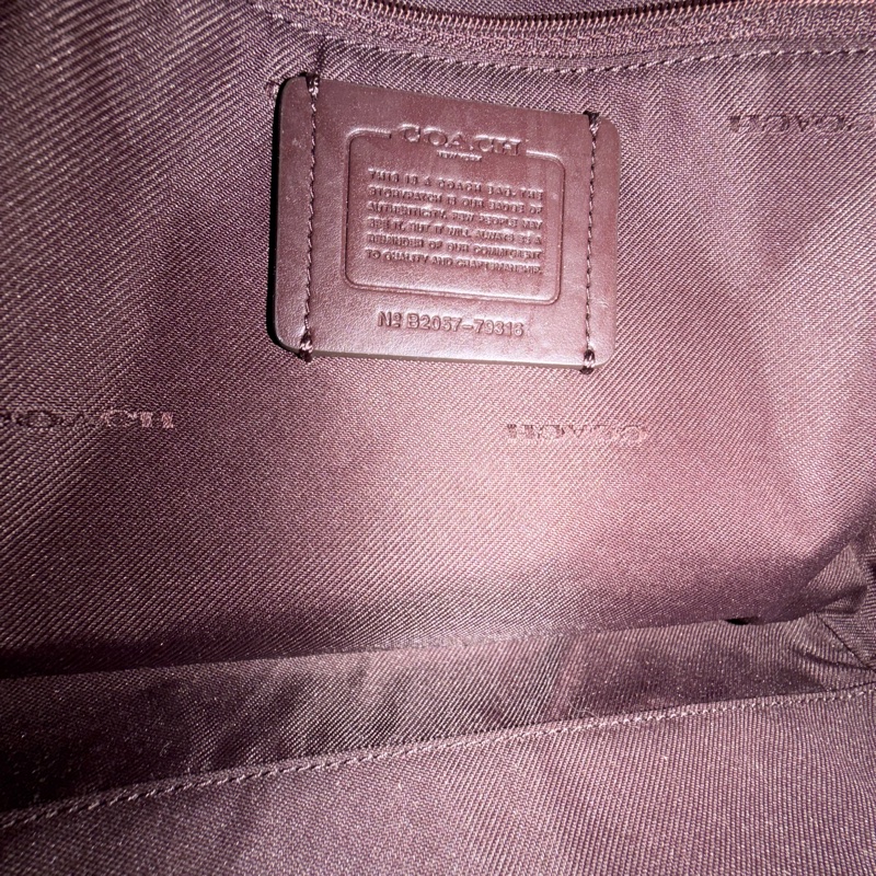 COACH奶茶色 水餃包/側背包/手提包-1