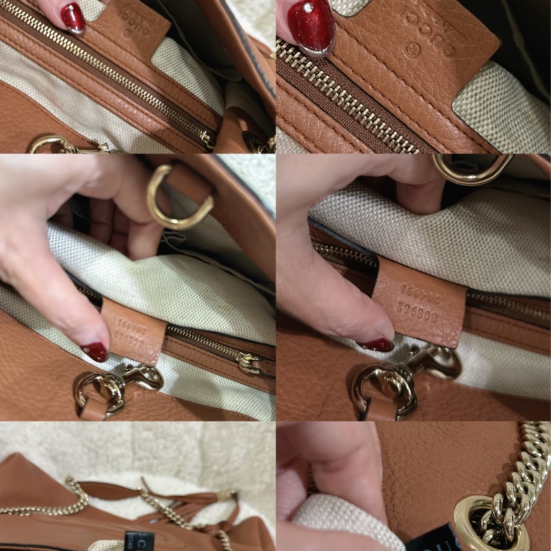 二手Gucci soho 手提肩背包（咖啡色）-3
