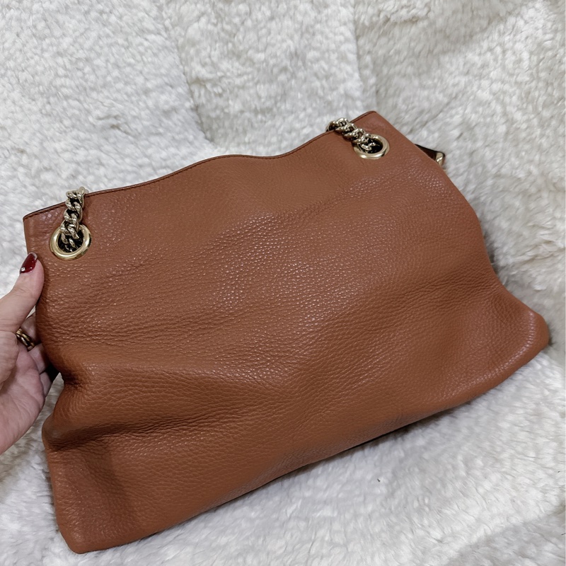 二手Gucci soho 手提肩背包（咖啡色）-19