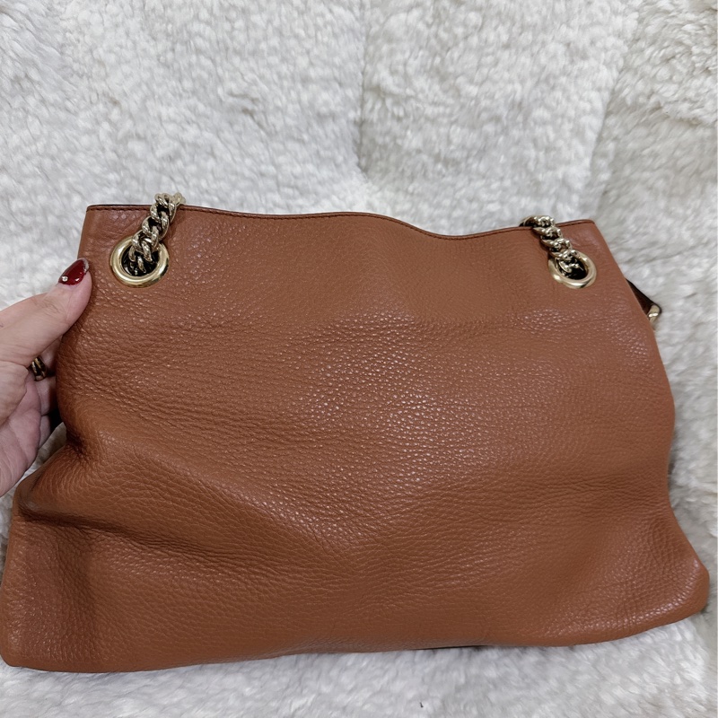 二手Gucci soho 手提肩背包（咖啡色）-20