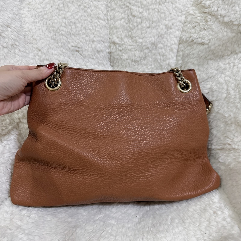 二手Gucci soho 手提肩背包（咖啡色）-21