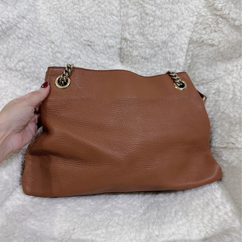二手Gucci soho 手提肩背包（咖啡色）-22