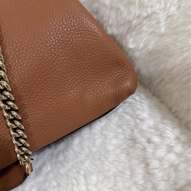 二手Gucci soho 手提肩背包（咖啡色）-29