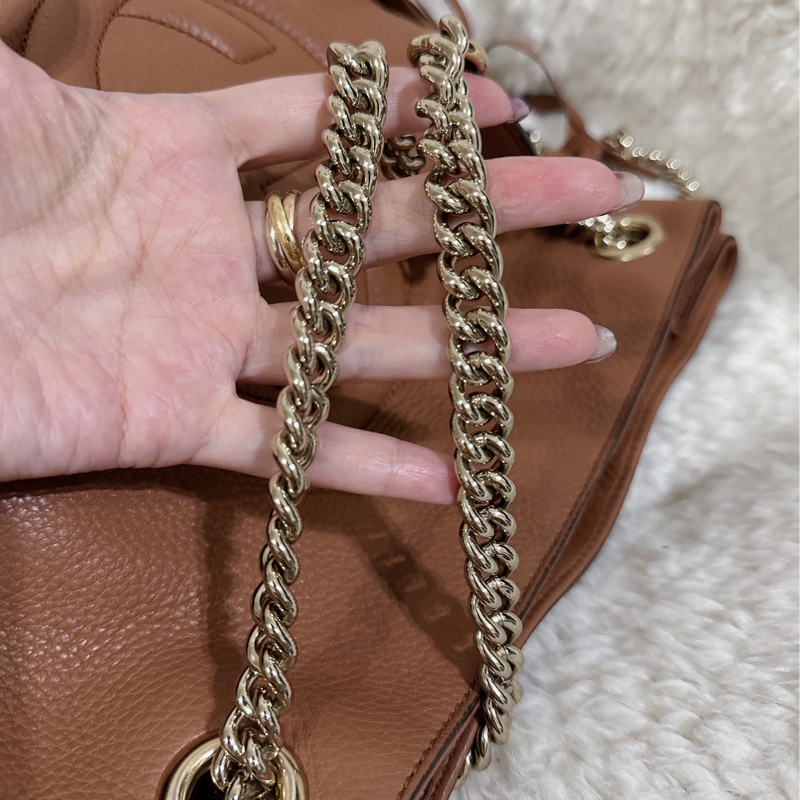 二手Gucci soho 手提肩背包（咖啡色）-41