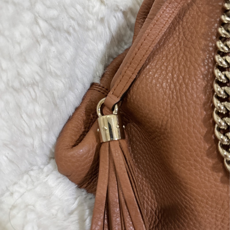 二手Gucci soho 手提肩背包（咖啡色）-45