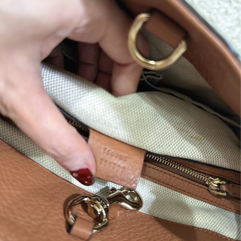 二手Gucci soho 手提肩背包（咖啡色）-56