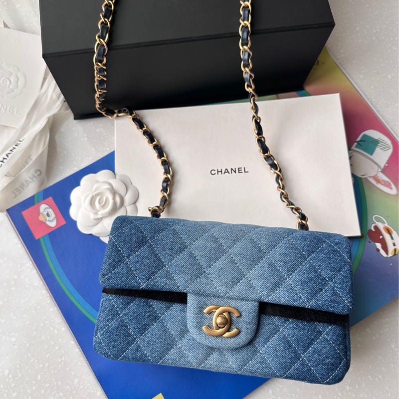 全新|Chanel 隱藏版 牛仔 cf20🩵🩵🩵-0